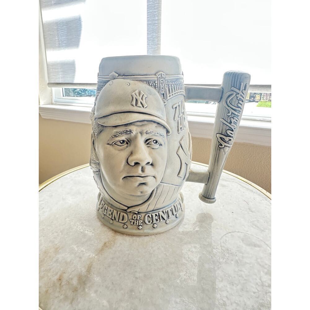 1999 Babe Ruth Collector’s Stein – “Legend of the Century” Avon x Cooperstown